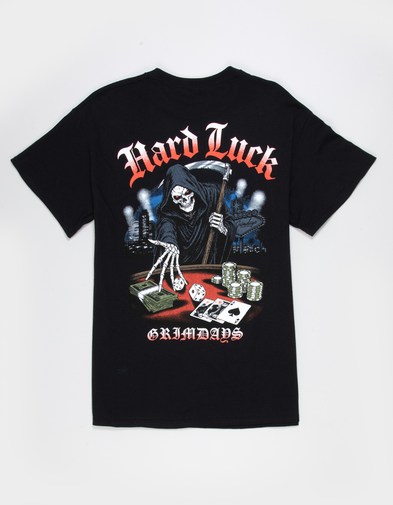 GRIM DAYS Hard Luck Mens Tee image number 0