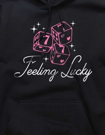 DICE 777 Feeling Lucky Unisex Hoodie Alternative Image