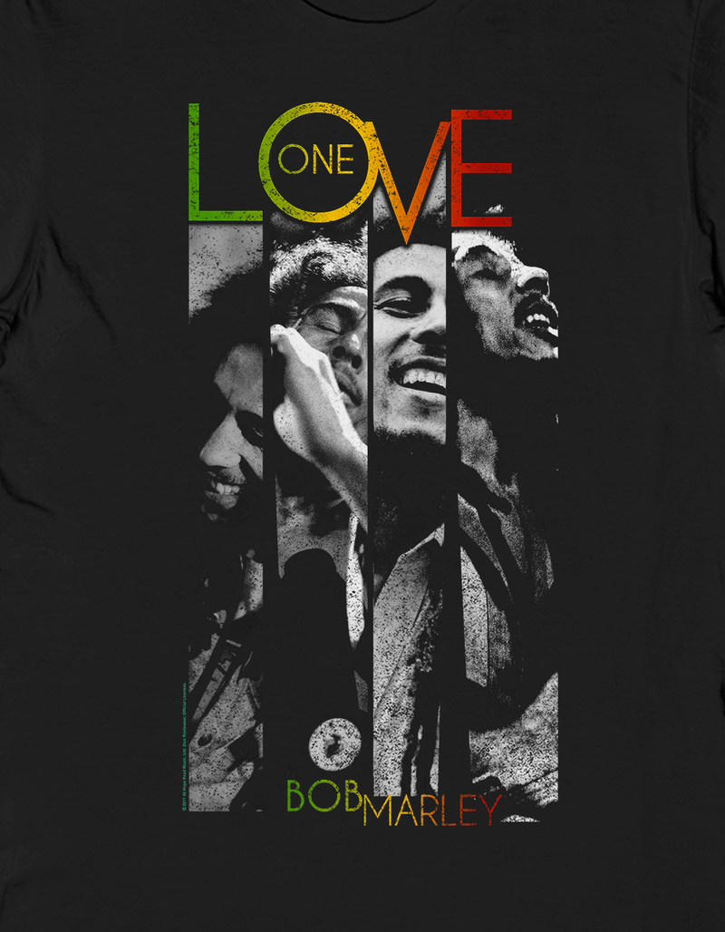 BOB MARLEY One Love Stripes Unisex Tee image number 1