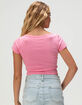 BOZZOLO Womens Boat Neck Tee image number 4