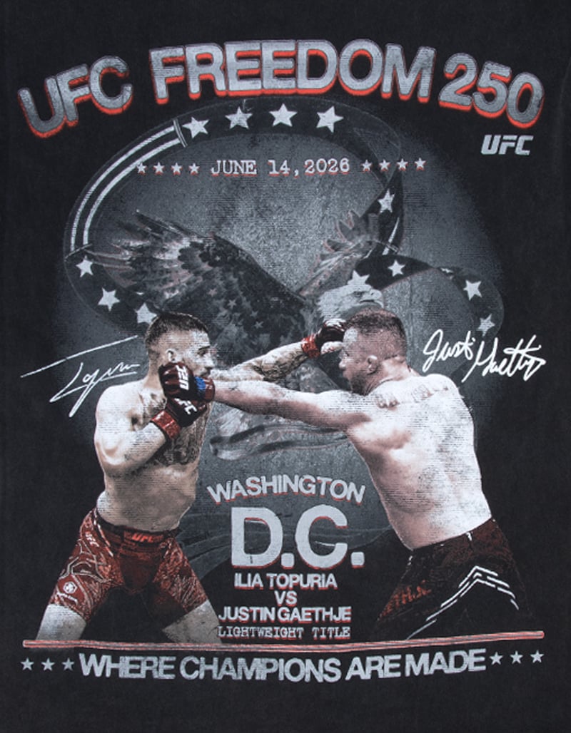 UFC Freedom 250 Mens Boxy Tee image number 2