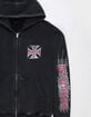 WEST COAST CHOPPERS Crawler Mens Zip-Up Hoodie image number 4