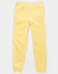 RSQ Fleece Mens Light Yellow Jogger Sweatpants image number 5