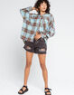 BDG Urban Outfitters Brendan Drapey Womens Flannel Shirt image number 4