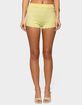 EDIKTED Rosie Scalloped Knit Shorts image number 1
