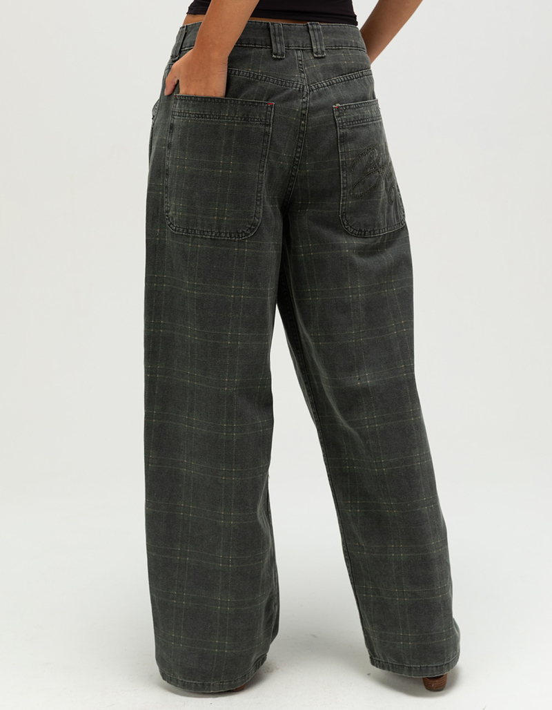 BDG Urban Outfitters Jaya Womens Wide Leg Check Jeans image number 3
