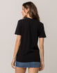 ADIDAS Trefoil Black Womens Tee image number 3