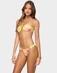 EDIKTED Miley Floral Bandeau Bikini Top image number 2