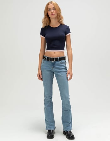 TILLYS Double Layer Womens Tee Alternative Image