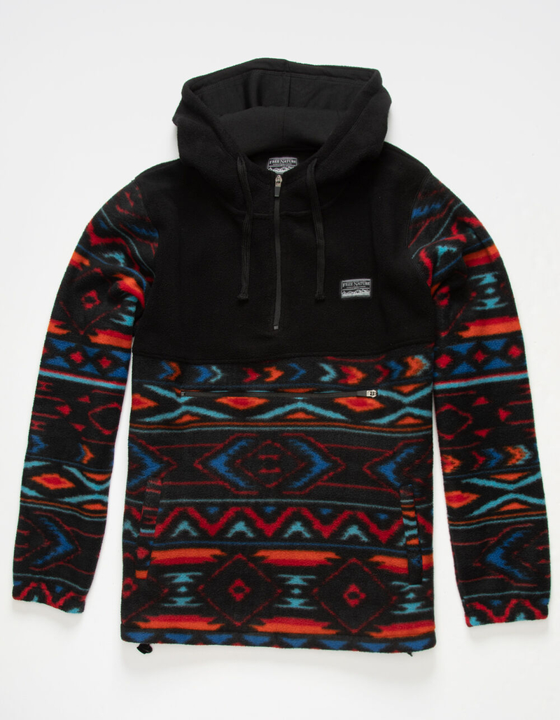 FREE NATURE  Printed Polar Mens Anorak image number 0