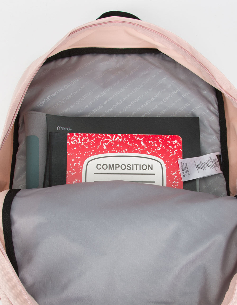 JANSPORT Big Campus Rose Smoke Pink Backpack image number 4