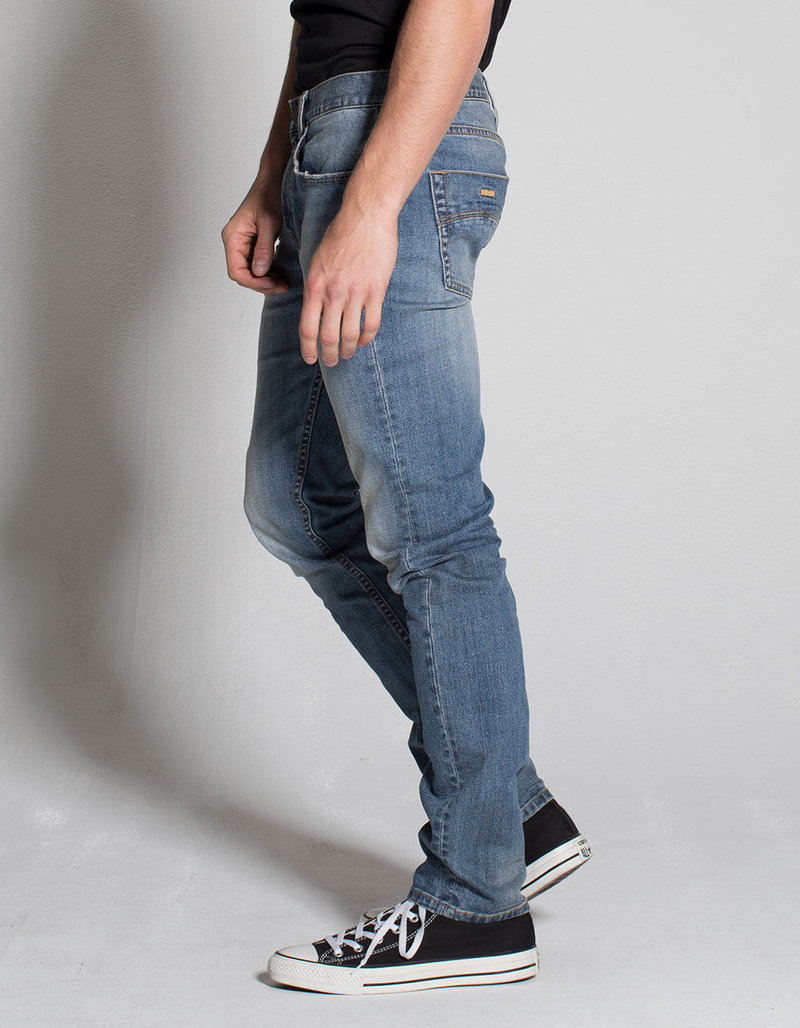 RSQ Seattle Mens Skinny Taper Ripped Jeans image number 2