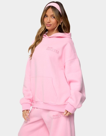 EDIKTED Pastel Edit Edikted Oversized Hoodie Alternative Image