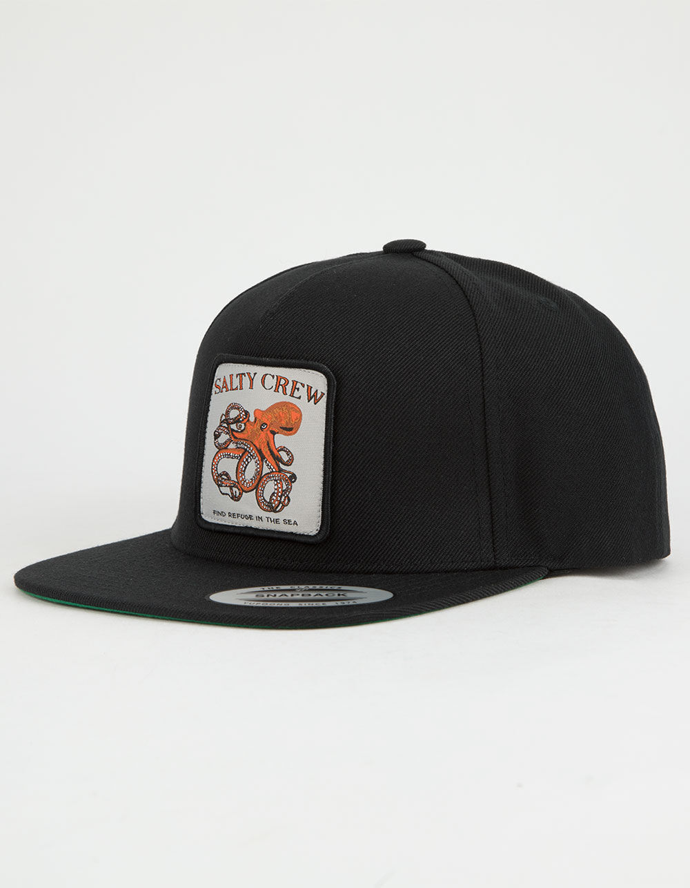 SALTY CREW Eight Legs Mens Snapback Hat BLACK ONESZ Tillys