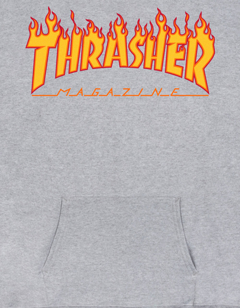 THRASHER Flame Logo Mens Hoodie Alternative Image