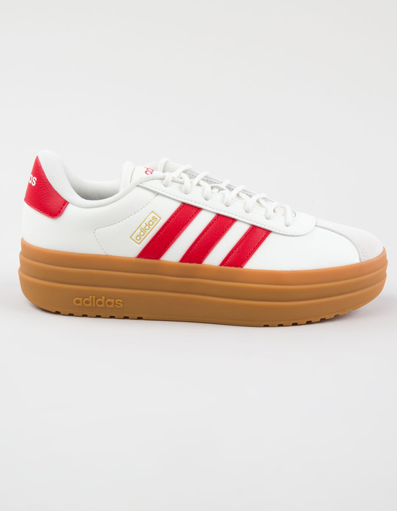ADIDAS VL Court Bold Womens Platform Shoes - WHT/RED