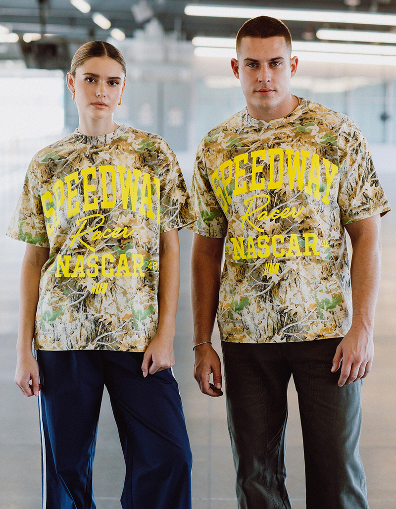 TILLYS x NASCAR Camo Mens Boxy Tee image number 0