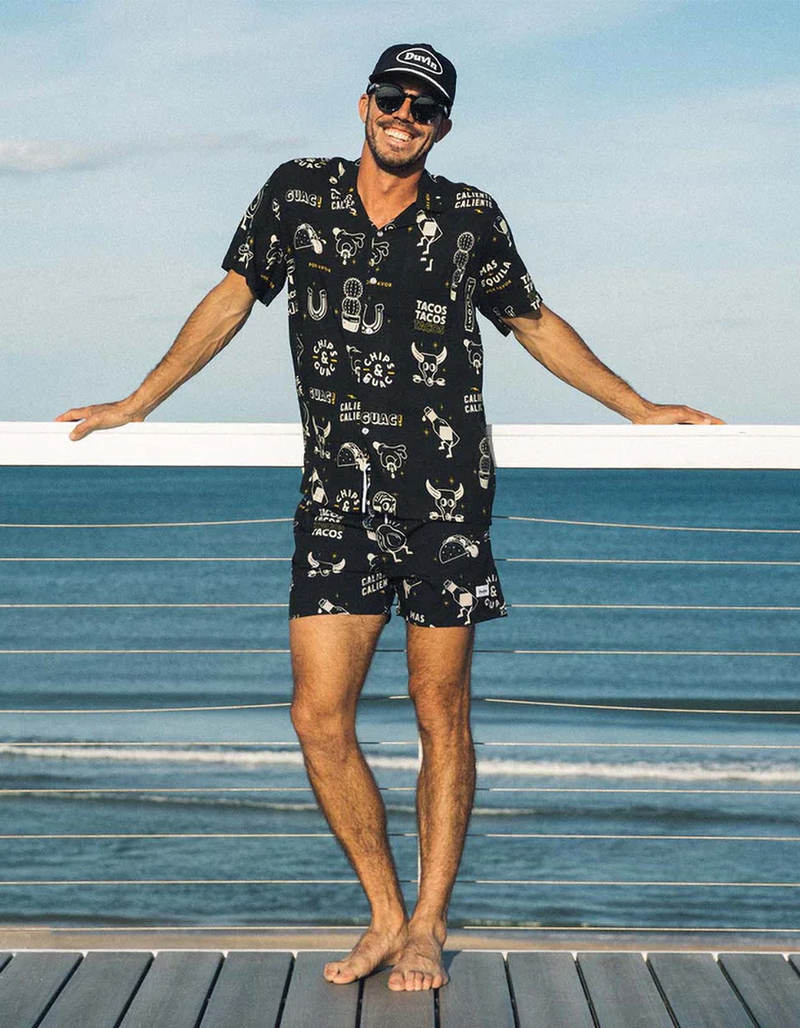 DUVIN Chips N Dip Mens Volley Shorts image number 4