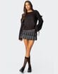 EDIKTED Amelia Lace Up Sleeve Sweater image number 4