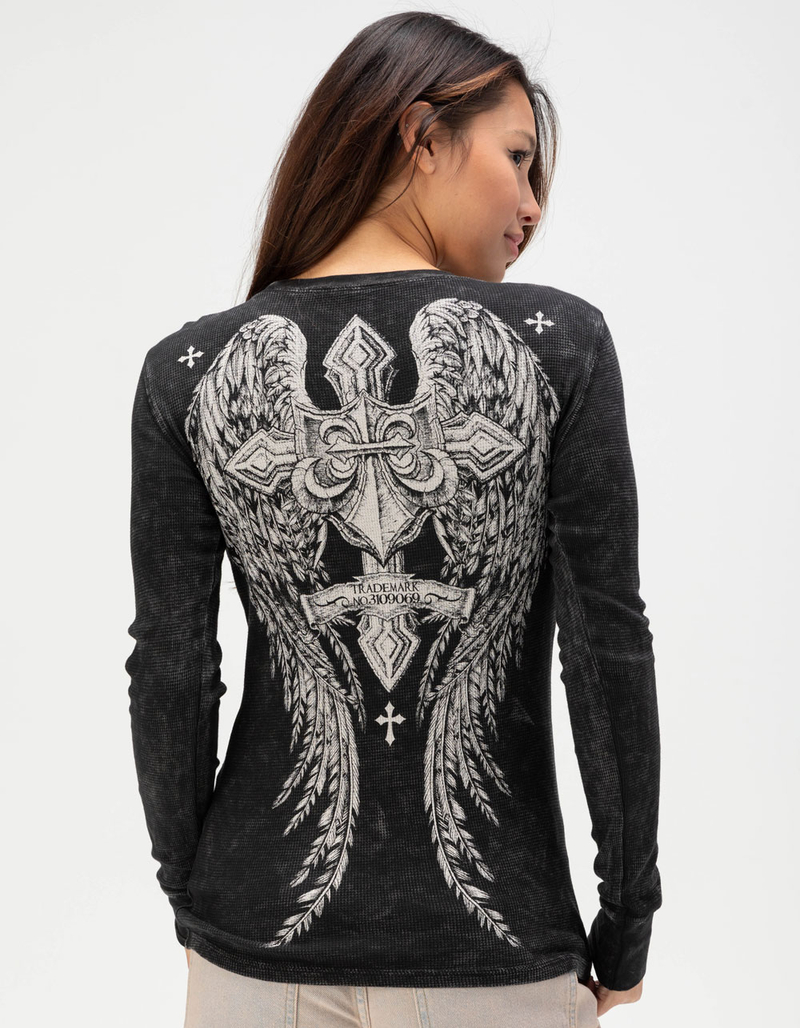 AFFLICTION Simulation Womens Long Sleeve Thermal image number 0
