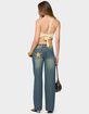 EDIKTED Alana Floral Handkerchief Halter Top image number 4