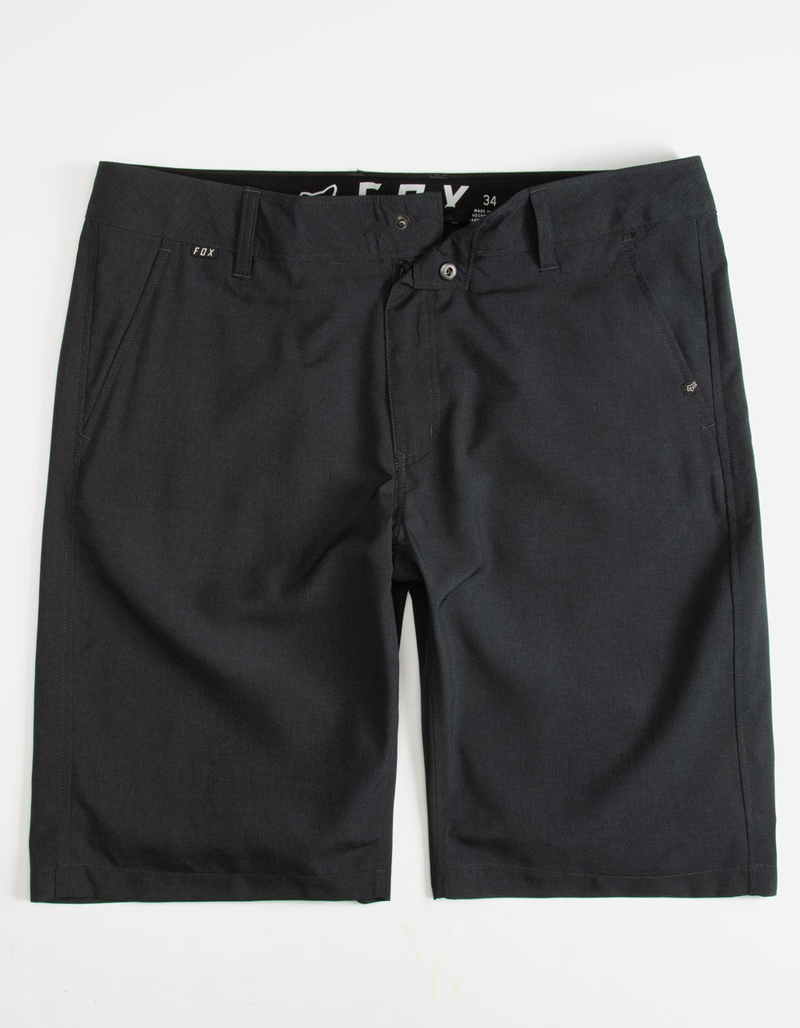 FOX Essex Tech Black Mens Hybrid Shorts image number 0