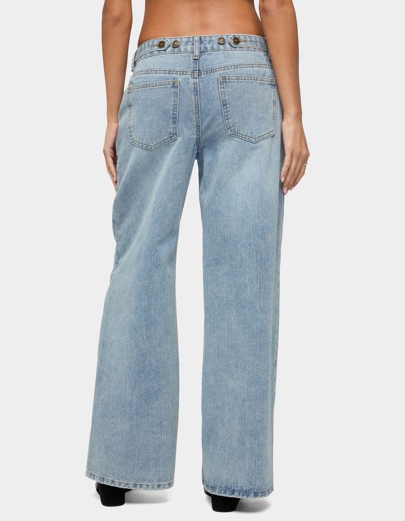 EDIKTED Darynne Low Rise Baggy Jeans image number 2