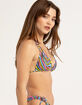 FULL TILT Wavy Double Triangle Bikini Top image number 2