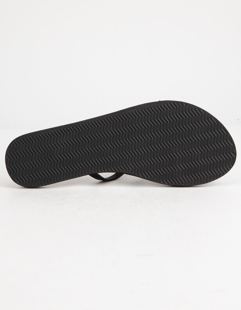 GIGI Criss Cross Black Womens Sandals image number 4