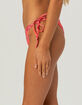ROXY Garden Twirl Tie Side Cheeky Bikini Bottoms image number 3