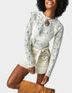 FREE PEOPLE In The Meadow Womens Long Sleeve Tee image number 1