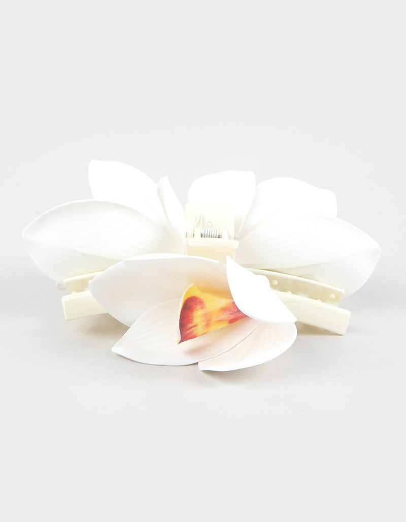 FULL TILT Oversized Floral Claw Clip image number 1