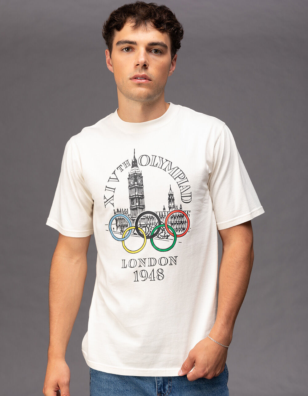 OLYMPICS London 1948 Mens Tee - CREAM | Tillys