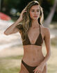 RSQ Triangle Lurex Bikini Top image number 1