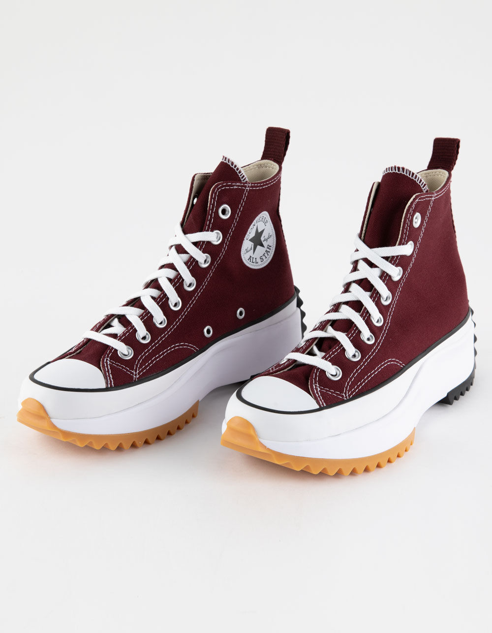 CONVERSE Run Star Hike Platform Womens High Top Shoes - CHERRY