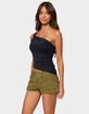 EDIKTED Knotted One Shoulder Asymmetric Top image number 2