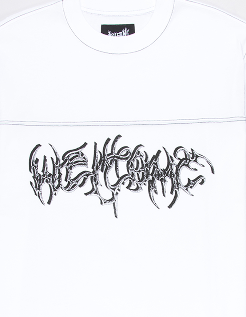 WELCOME SKATEBOARDS Spire Contrast Stitch Mens Tee image number 1