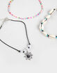 FULL TILT 3 Pack Shell/Sun/Beaded Anklets image number 3