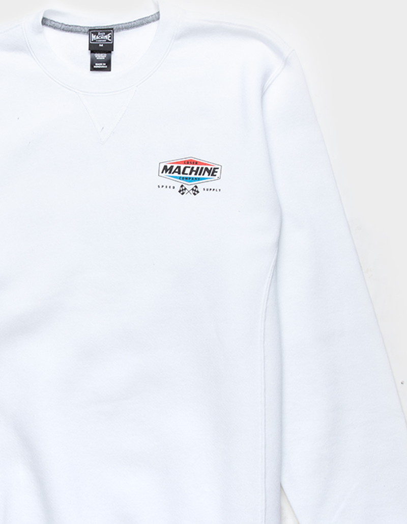 LOSER MACHINE Overdrive Mens Crewneck Fleece Sweatshirt image number 3