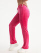 JUICY COUTURE OG Big Bling Womens Velour Track Pants image number 3