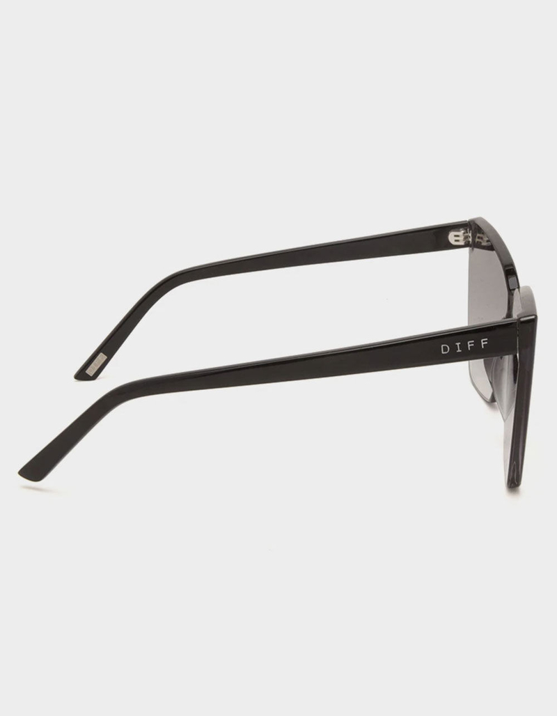 DIFF EYEWEAR Goldie Black Smoke Sunglasses image number 2