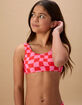 SEAESTA SURF Wavy Checks Girls Bralette Bikini Set image number 5