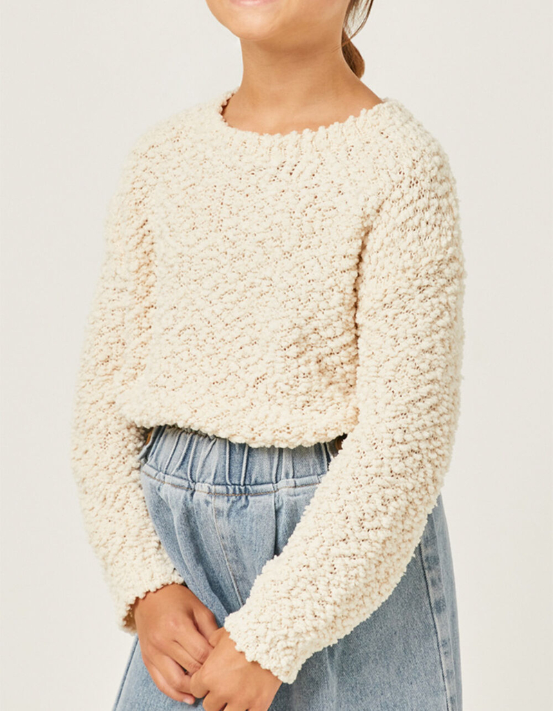 HAYDEN Girls Nubby Pullover Sweater image number 2