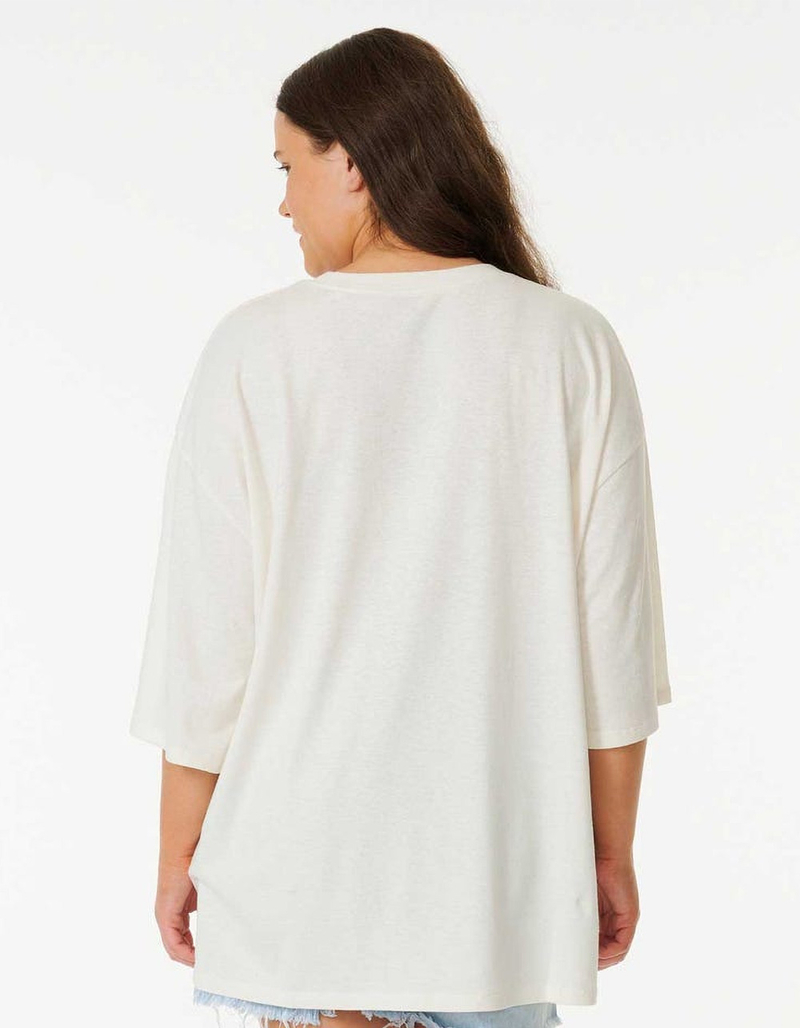 RIP CURL Sun Club Heritage Womens Oversized Tee image number 1