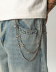 RSQ Slim Barbed Wire Wallet Chain image number 4