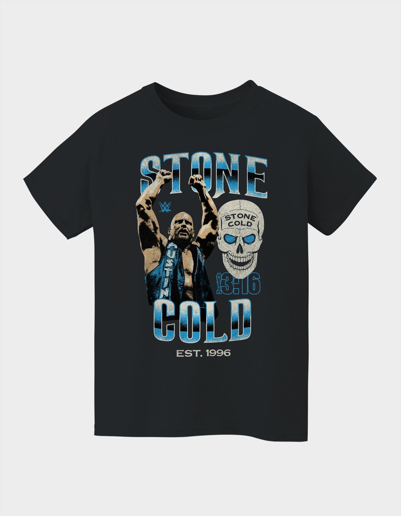 WWE Stone Cold Austin Unisex Kids Tee image number 0