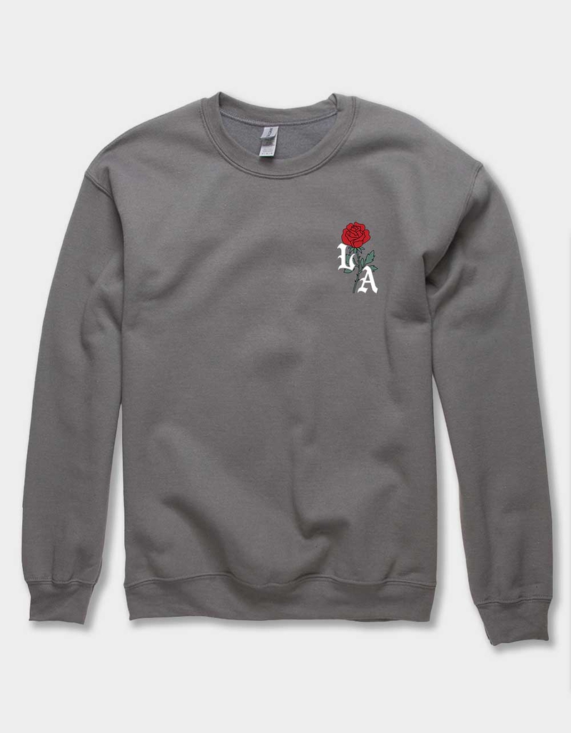 LOS ANGELES Rose LA Unisex Crewneck Sweatshirt image number 0