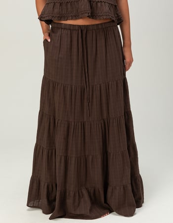 PATRONS OF PEACE Lotus Womens Maxi Skirt Alternative Image