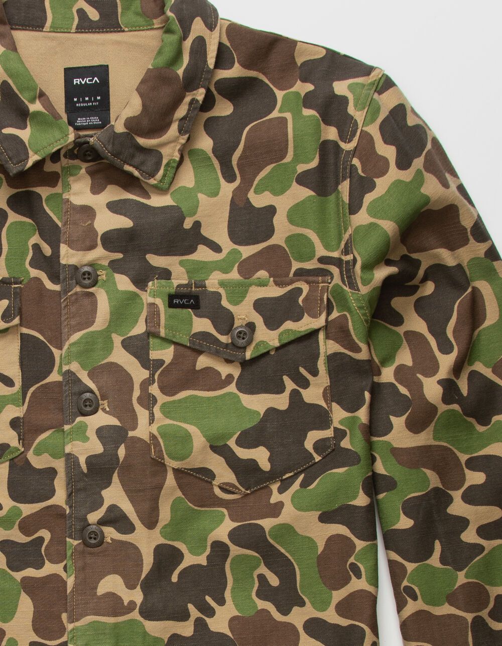 RVCA Fubar Mens Shirt Jacket - CAMO 