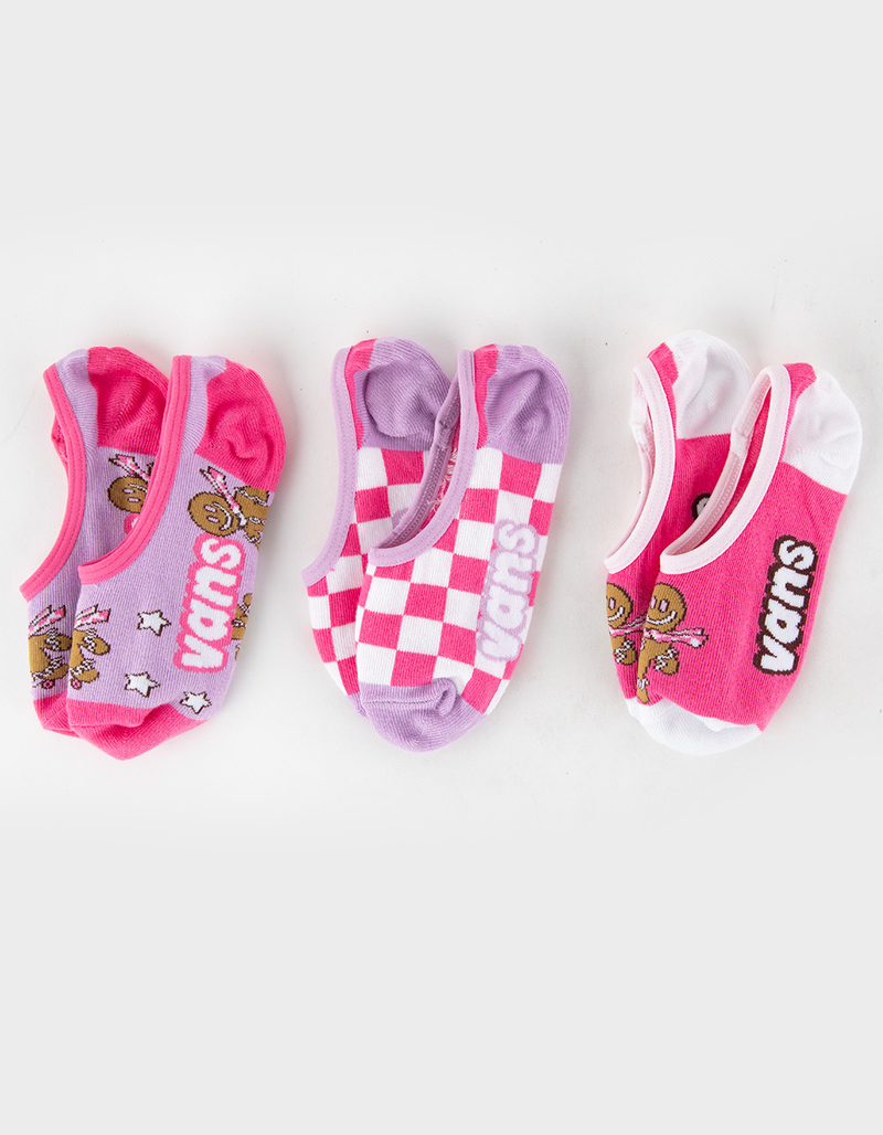 VANS  Ginger Board Man 3 Pack Girls Canoodle Socks image number 0